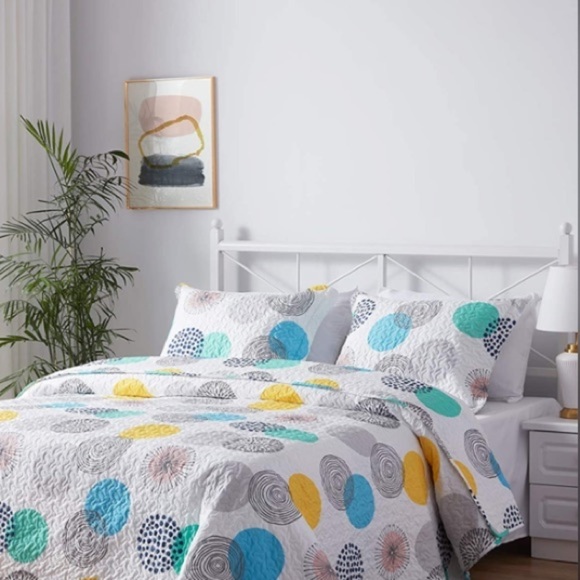 NWOT SunStyle Home Quilt Pillow Set c2. - Picture 12 of 13